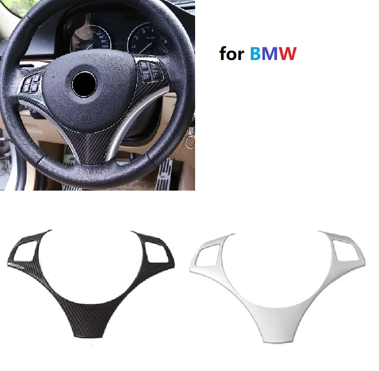 Carbon Fiber Car Steering Wheel Panel Decoration Cover Trim Moulding Sticker for BMW 1 3 Series E87 E90 E92 E93 2005-2012
Carbon Fiber Car Steering Wheel Panel Decoration Cover Trim Moulding Sticker for BMW 1 3 Series E87 E90 E92 E93 2005-2012