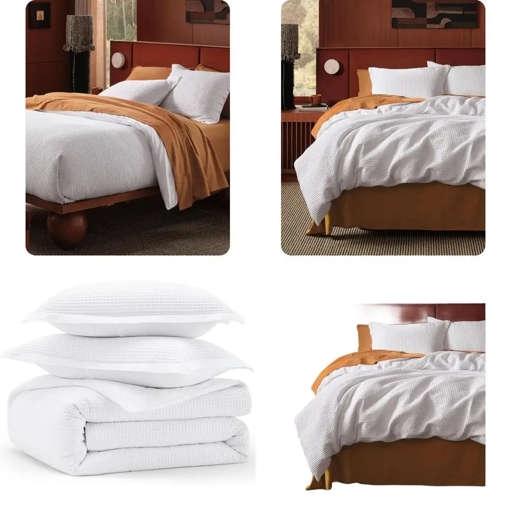 Хлопковый пододеяльник King - 100% хлопок вафельного переплетения Ярко-белый пододеяльник королевского размера, GentleSoft ™ и комплект дышащего постельного белья для
Хлопковый пододеяльник King - 100% хлопок вафельного переплетения Ярко-белый пододеяльник королевского размера, GentleSoft ™ и комплект дышащего постельного белья для