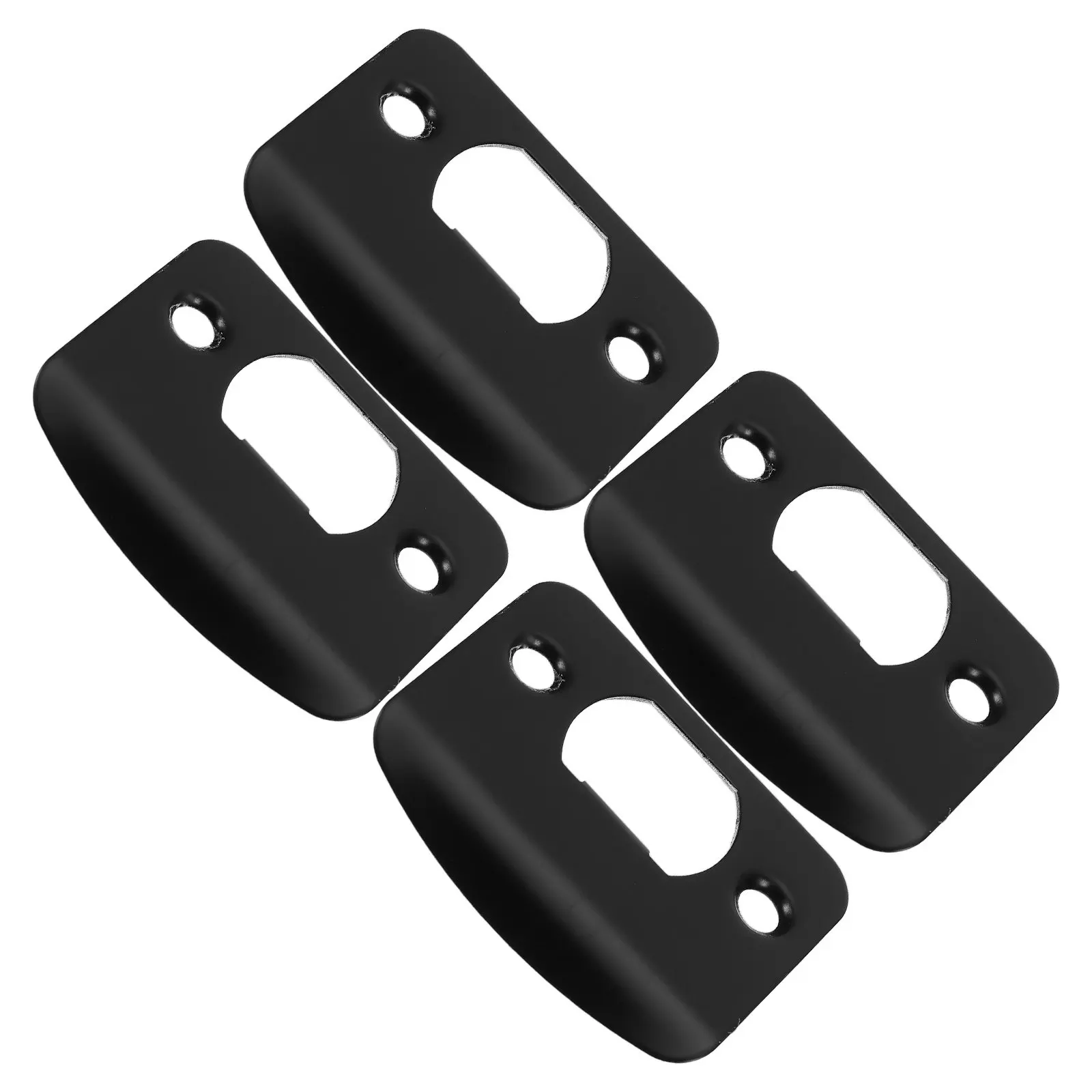 4Pcs Door Deadbolt Strike Plate Black Stainless Steel Heavy Duty Door Frame Reinforcement Hardware Round Corner Latch Repair
4Pcs Door Deadbolt Strike Plate Black Stainless Steel Heavy Duty Door Frame Reinforcement Hardware Round Corner Latch Repair