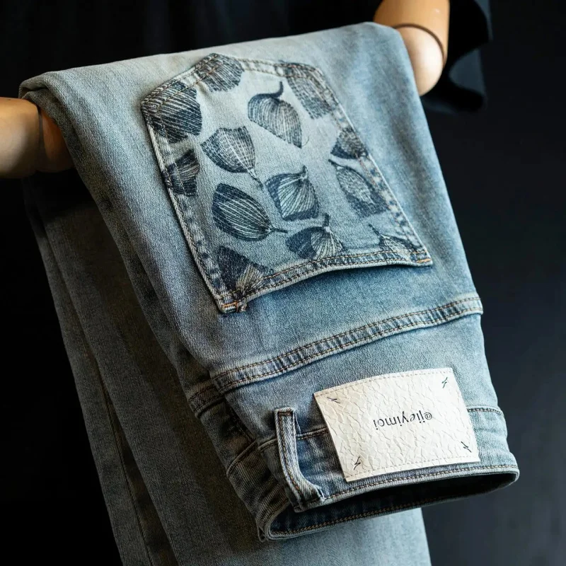 2026 Spring Men's Jeans Embroidered & Patterned, Vintage Ripped Layered Denim Pants, Stylish Casual Straight Pants with Ripped D
2026 Spring Men's Jeans Embroidered & Patterned, Vintage Ripped Layered Denim Pants, Stylish Casual Straight Pants with Ripped D