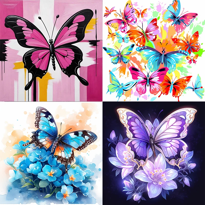 CHENISTORY Coloring By Number colorful butterfly Drawing On Canvas Picture By Number Art HandPainted Home Decoration DIY Gift
CHENISTORY Coloring By Number colorful butterfly Drawing On Canvas Picture By Number Art HandPainted Home Decoration DIY Gift