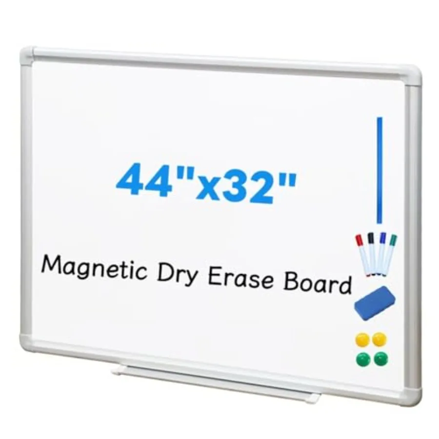 Magnetic White Board Dry Erase Dry Erase Board Aluminum Frame for Wall Hanging Whiteboard with Detachable Marker Tray for Plann
Magnetic White Board Dry Erase Dry Erase Board Aluminum Frame for Wall Hanging Whiteboard with Detachable Marker Tray for Plann