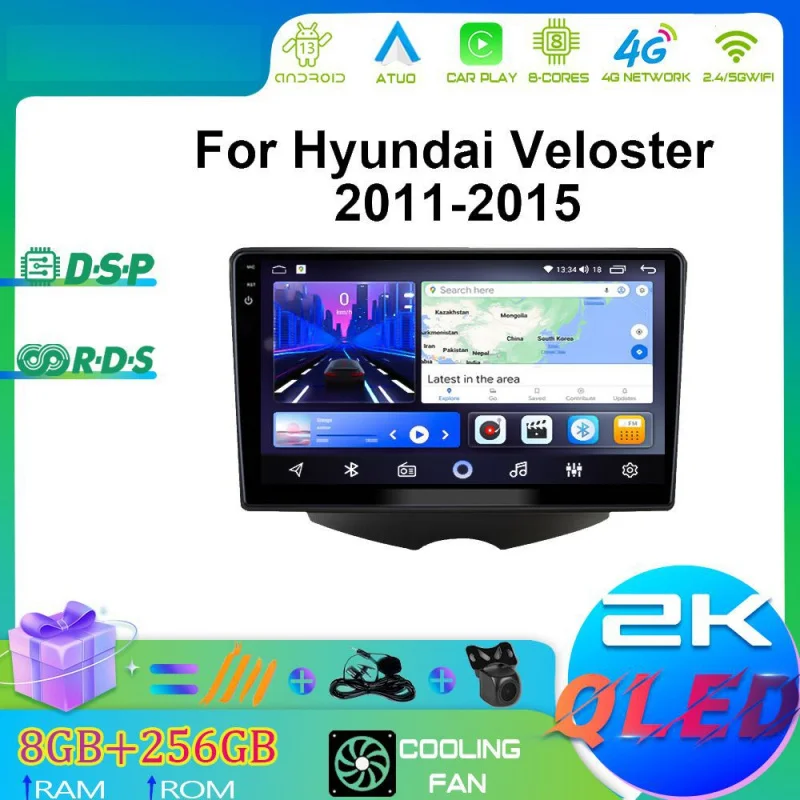 For Hyundai Veloster 2011-2015 Car Intelligent Systems Android Car Player GPS WIFI Carplay 4G Car Radio Navigation Stereo
For Hyundai Veloster 2011-2015 Car Intelligent Systems Android Car Player GPS WIFI Carplay 4G Car Radio Navigation Stereo