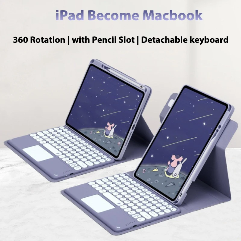 Rotation Magnetic Keyboard for iPad 10th 11th 2025 10.9 inch Air 6 5 4 Pro 11 2022 10.5 10.2 8 9th Pencil Slot Case Free Mouse
Rotation Magnetic Keyboard for iPad 10th 11th 2025 10.9 inch Air 6 5 4 Pro 11 2022 10.5 10.2 8 9th Pencil Slot Case Free Mouse