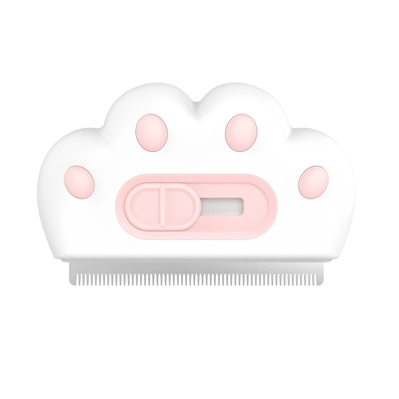 Pink Cat claw shape Retractable Pet Hair Removal Comb Ultra-thin Automatic Hair Removal Comb For Cats and Dogs Two Sets Of Teeth
Pink Cat claw shape Retractable Pet Hair Removal Comb Ultra-thin Automatic Hair Removal Comb For Cats and Dogs Two Sets Of Teeth