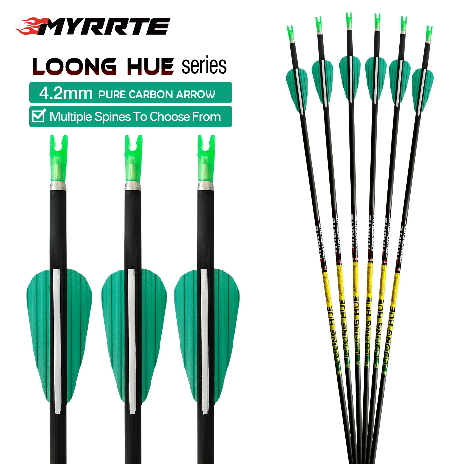 Pure Carbon Archery Accessories for Outdoor Hunting, SP350-1500, ID4.2mm, 31 ", 6Pcs
Pure Carbon Archery Accessories for Outdoor Hunting, SP350-1500, ID4.2mm, 31 ", 6Pcs