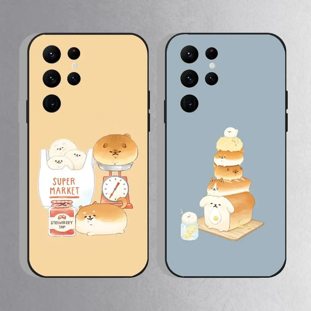 Cute Bread Dog Phone Case For Samsung S25,S24 Ultra,S20,S30 plus,S22 plus,S23,S30 Ultra 5G Silicone Black Shell
Cute Bread Dog Phone Case For Samsung S25,S24 Ultra,S20,S30 plus,S22 plus,S23,S30 Ultra 5G Silicone Black Shell