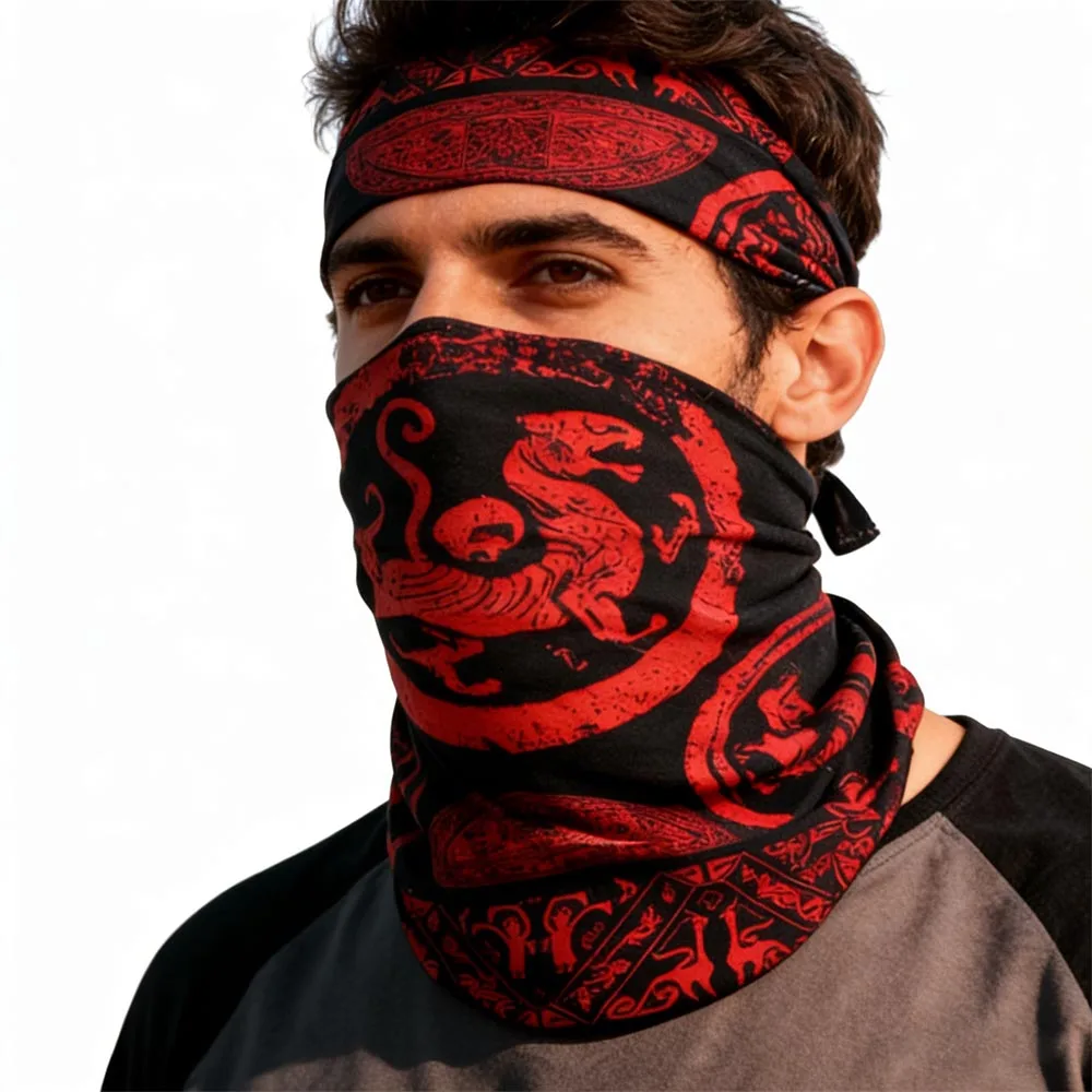 Multifunctional Seamless Neck Gaiter UV Protection Face Mask for Outdoor Cycling Hiking Viking Pattern Tube Scarf
Multifunctional Seamless Neck Gaiter UV Protection Face Mask for Outdoor Cycling Hiking Viking Pattern Tube Scarf
