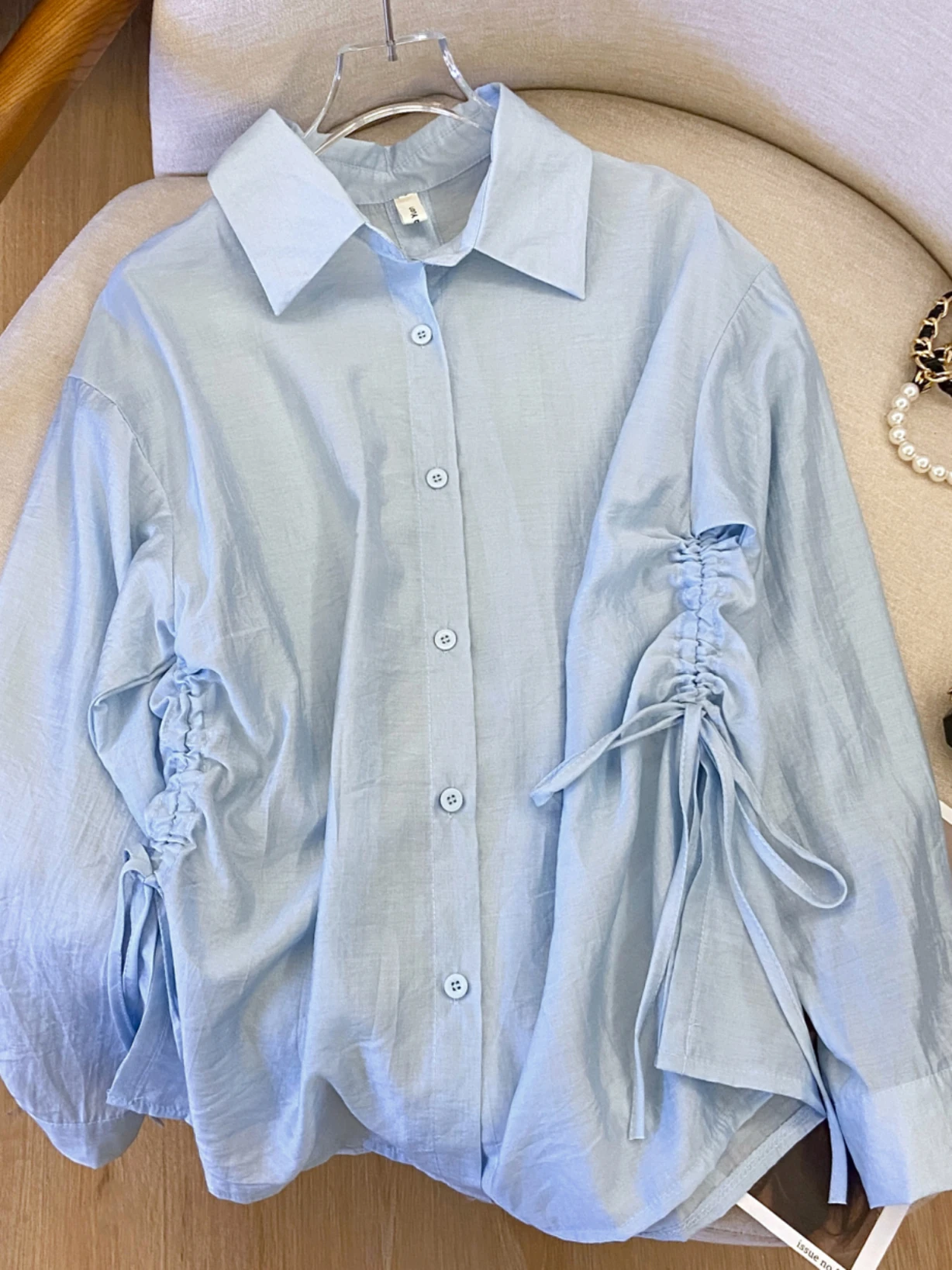 Women's Ice Silk Sun Protection irt Knot Ba Split Tie Design Summer 2026 New Sle Loose Fit Long Sve V-Ne
Women's Ice Silk Sun Protection irt Knot Ba Split Tie Design Summer 2026 New Sle Loose Fit Long Sve V-Ne