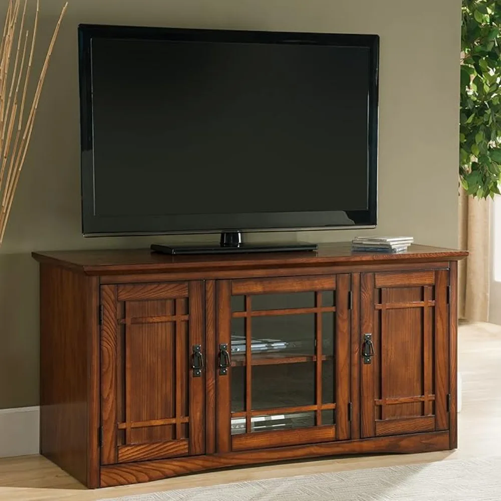 Solid Wood Three Door TV Stand for 55" TVs Universal TV Console Living Room Storage Shelves Entertainment Center, Oak
Solid Wood Three Door TV Stand for 55" TVs Universal TV Console Living Room Storage Shelves Entertainment Center, Oak