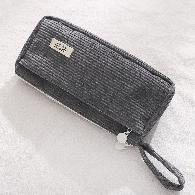 Large Capacity Corduroy Pencil Bag Korean Multifunctional Pencil Pouch Storage Bag Stationery Box Student School Supplies
Large Capacity Corduroy Pencil Bag Korean Multifunctional Pencil Pouch Storage Bag Stationery Box Student School Supplies