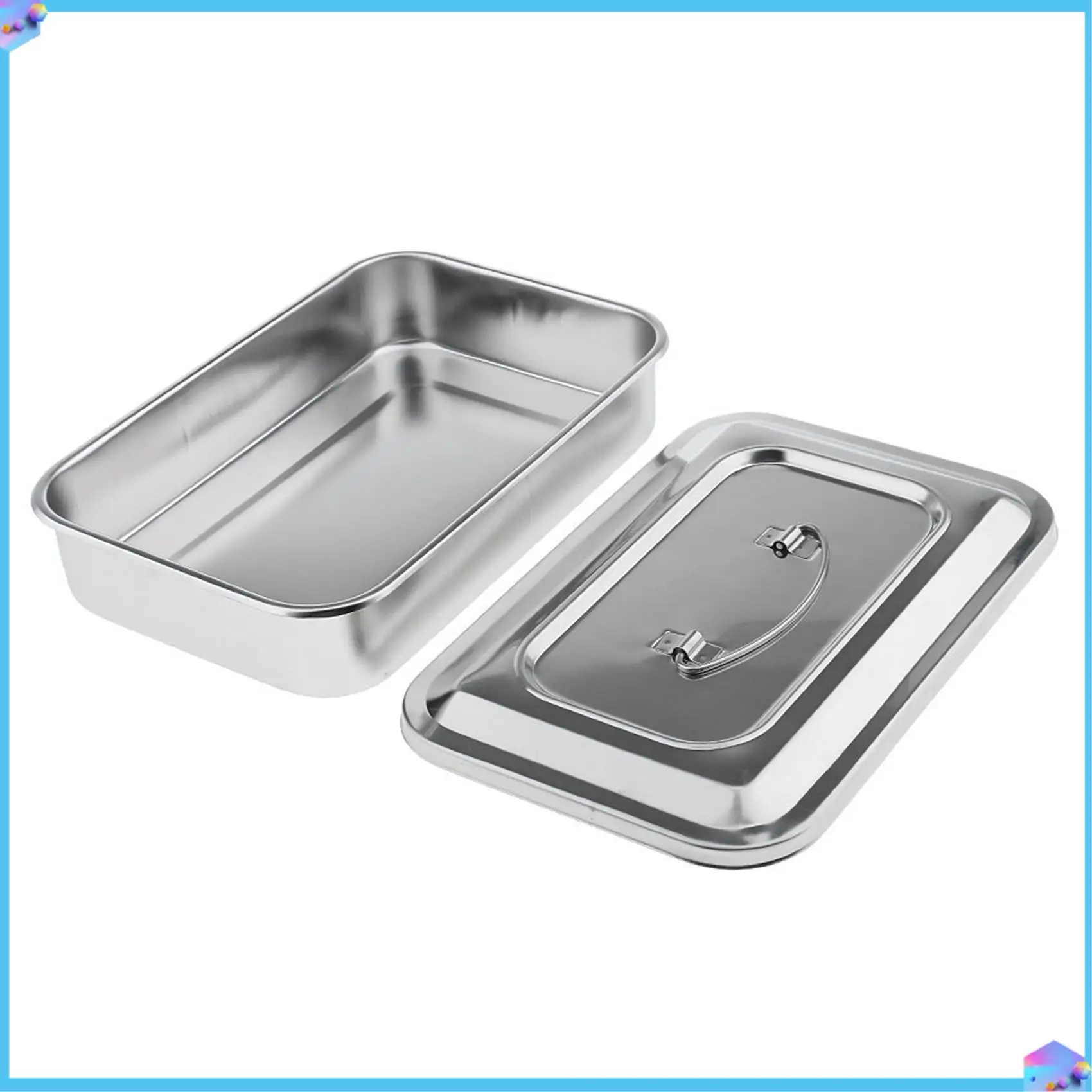 A43T 8X Stainless Steel Container Organizer Box Instrument Tray To Storage Box With Lid Tools Cans - 9 Inches No Hole
A43T 8X Stainless Steel Container Organizer Box Instrument Tray To Storage Box With Lid Tools Cans - 9 Inches No Hole