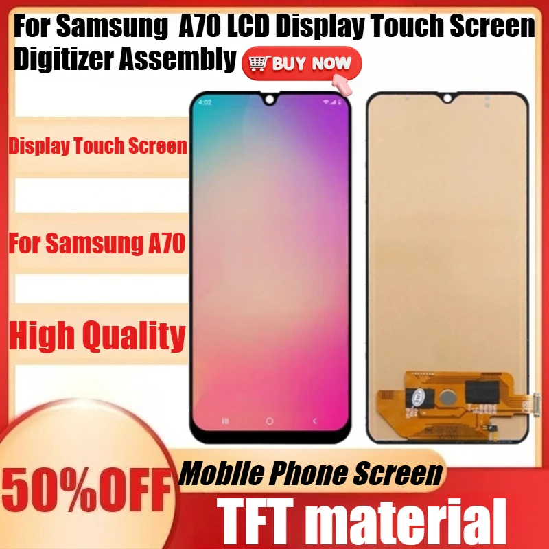 New TFT For Samsung A70 LCD Display Touch Screen Digitizer Assembly A705 A705F Display Replacement Screen
New TFT For Samsung A70 LCD Display Touch Screen Digitizer Assembly A705 A705F Display Replacement Screen