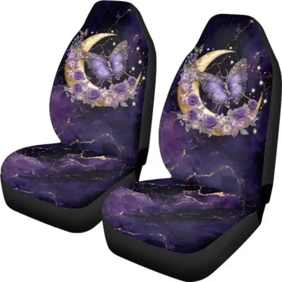 Butterfly Moon Rose Marble Print Car Seat Cover 2pcs Front Bucket Seat Protector For Cars SUV Sedan
Butterfly Moon Rose Marble Print Car Seat Cover 2pcs Front Bucket Seat Protector For Cars SUV Sedan