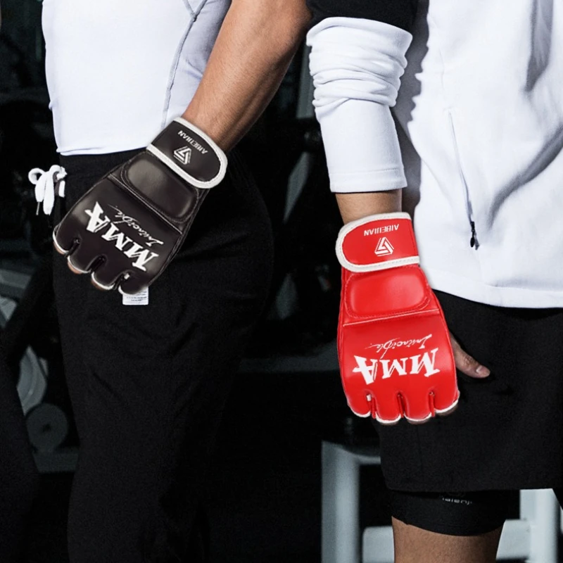 Adult Kids Sanda Training Mma Muay Thai Fighting Boxing Punch Bag Half Finger Gloves Boxing Gloves For Men Women
Adult Kids Sanda Training Mma Muay Thai Fighting Boxing Punch Bag Half Finger Gloves Boxing Gloves For Men Women