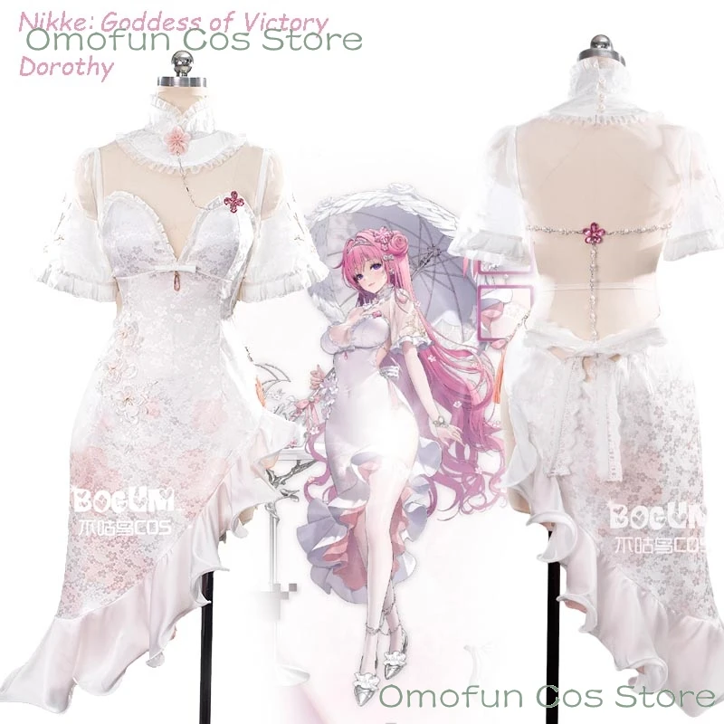 Nikke: Goddess of Victory Dorothy Cosplay CN Outfit Pink Qipao Game Doro Cosplay Sexy Dress Suit Women Carnival Fancy Clothing
Nikke: Goddess of Victory Dorothy Cosplay CN Outfit Pink Qipao Game Doro Cosplay Sexy Dress Suit Women Carnival Fancy Clothing