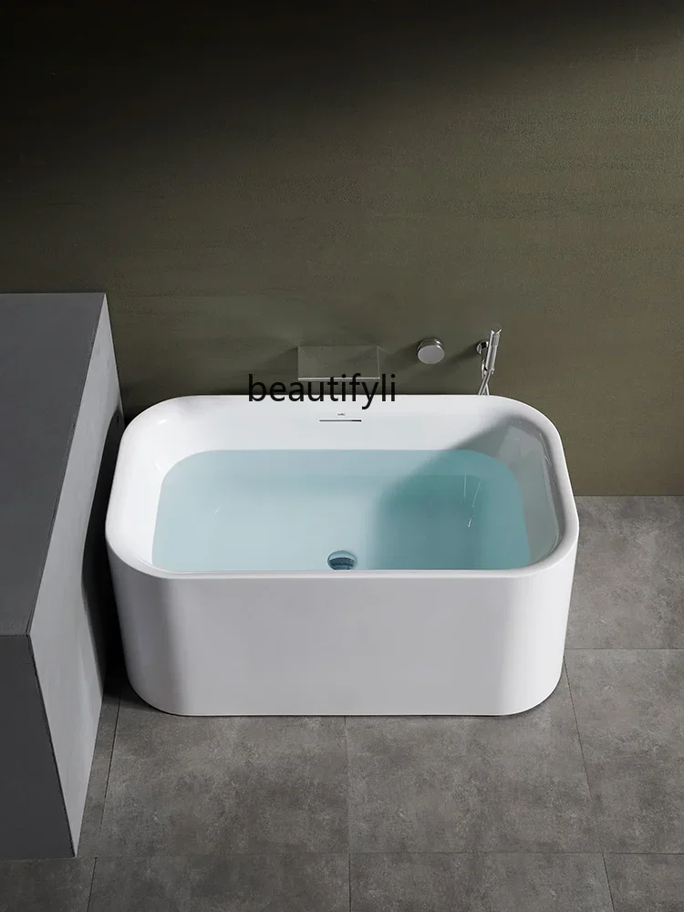 Small Apartment Acrylic Bathtub Household Adult Mini Japanese Deep Bubble Small Bottle Sitting
Small Apartment Acrylic Bathtub Household Adult Mini Japanese Deep Bubble Small Bottle Sitting