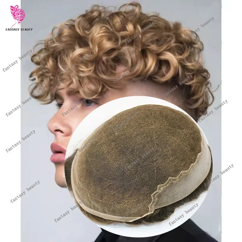 20MM Curly Natural Hairline Durable Q6 Mens Toupee Platinum Blonde Brown Black Human Hair Wig Lace&PU Exhuast Prosthesis Male
20MM Curly Natural Hairline Durable Q6 Mens Toupee Platinum Blonde Brown Black Human Hair Wig Lace&PU Exhuast Prosthesis Male