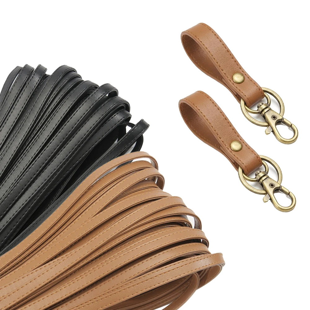 2Meters Colorful PU Leather Cord 10mm Double-Sided Backpack Strap Accessories DIY Necklace Keychain Lanyard Making
2Meters Colorful PU Leather Cord 10mm Double-Sided Backpack Strap Accessories DIY Necklace Keychain Lanyard Making