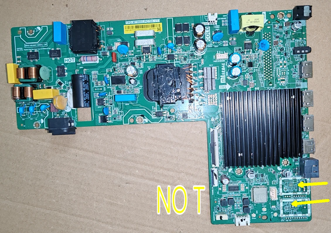 TPD.MT9603.PC795(T) 02T-D4900000022161 4K WiFi network TV motherboard, tested well, physical photo B2402105501H
TPD.MT9603.PC795(T) 02T-D4900000022161 4K WiFi network TV motherboard, tested well, physical photo B2402105501H