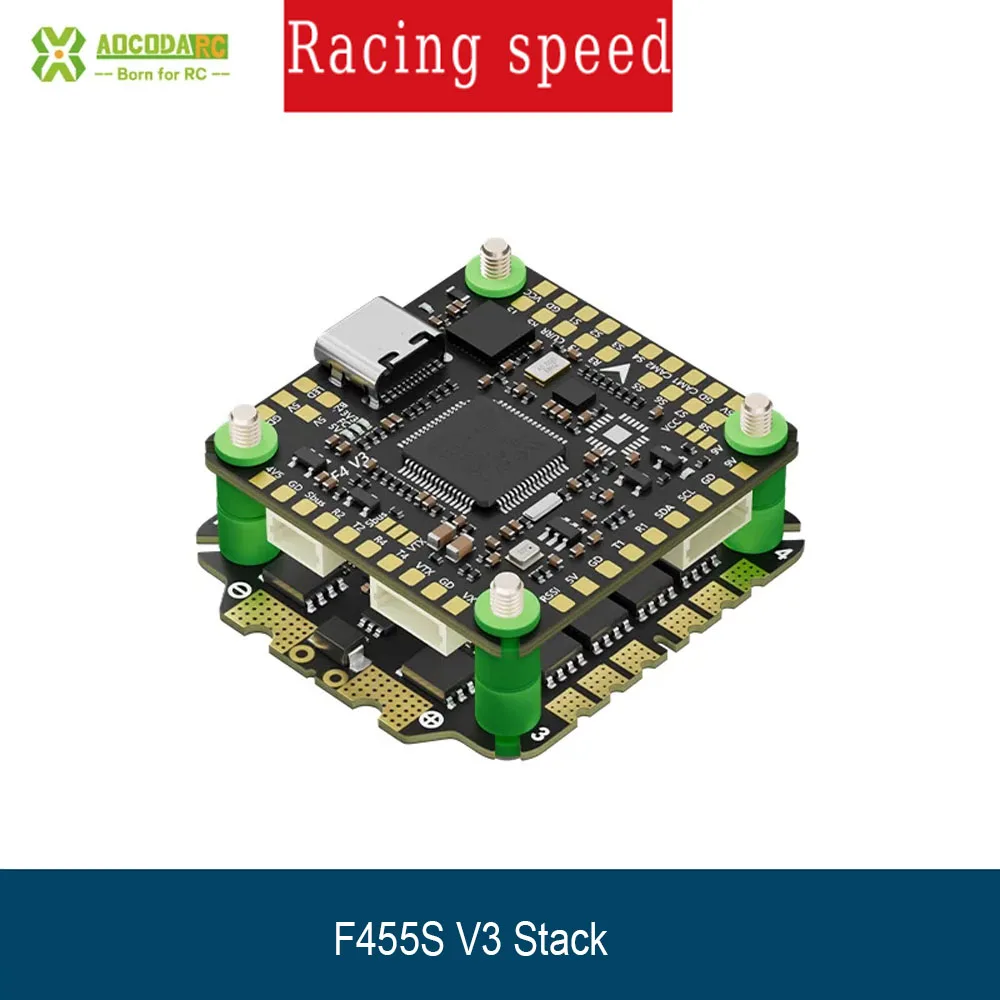 Aocoda-RC F455S V3 55A Stack F405 V3 Управление полетом 55A ESC для FPV Racing DIY Запчасти
Aocoda-RC F455S V3 55A Stack F405 V3 Управление полетом 55A ESC для FPV Racing DIY Запчасти