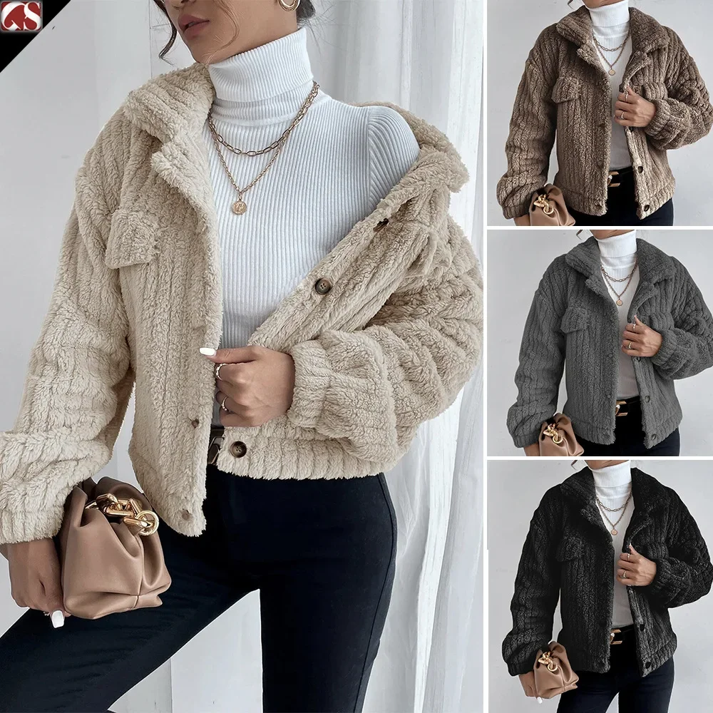 Women Autumn Winter Coat Jacket Solid Color Turndown Collar Long Sleeve Button Casual Fashion Warm Comfortable Regular Standard
Women Autumn Winter Coat Jacket Solid Color Turndown Collar Long Sleeve Button Casual Fashion Warm Comfortable Regular Standard