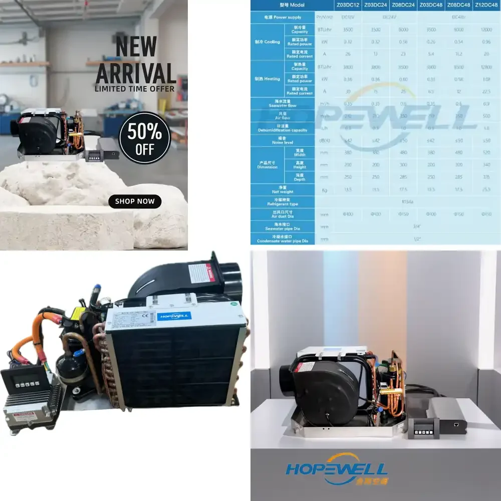 8000BTU 24V DC Marine AC Perfect Small Yacht Air Conditioner
8000BTU 24V DC Marine AC Perfect Small Yacht Air Conditioner
