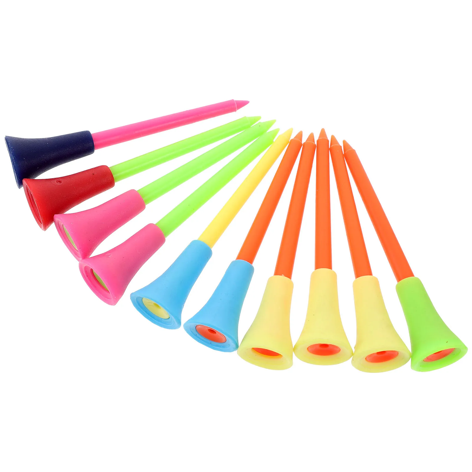 10 pcs Golf Tees 83mm Plastic Colorful Ball Holders Lightweight Durable Sports Gifts Adjustable Training Accessories Golfs
10 pcs Golf Tees 83mm Plastic Colorful Ball Holders Lightweight Durable Sports Gifts Adjustable Training Accessories Golfs
