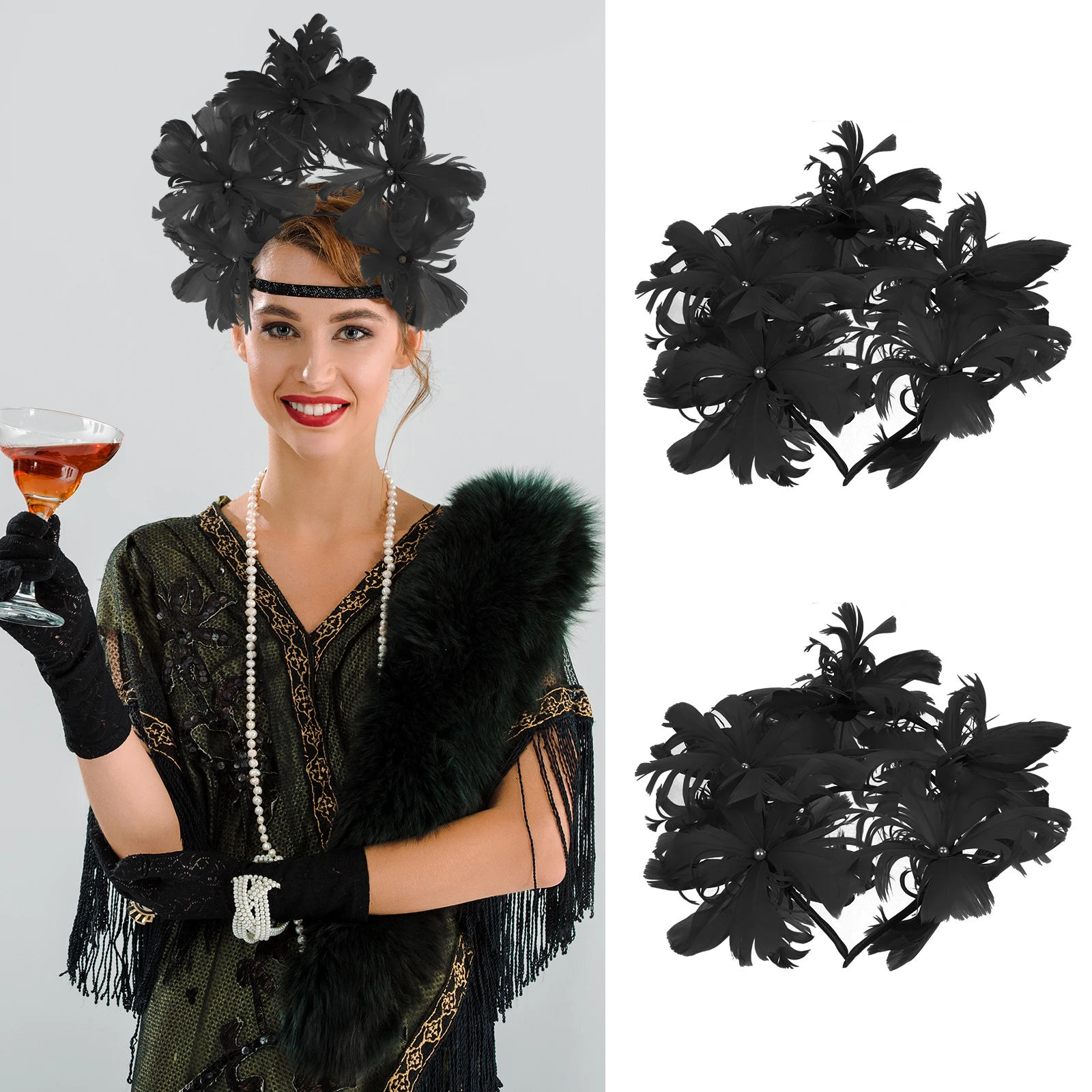 Retro Small Hats Flower Headb s Metal Hair Accessories Lightweight Comfortable for Party Christmas Halloween Costume
Retro Small Hats Flower Headb s Metal Hair Accessories Lightweight Comfortable for Party Christmas Halloween Costume