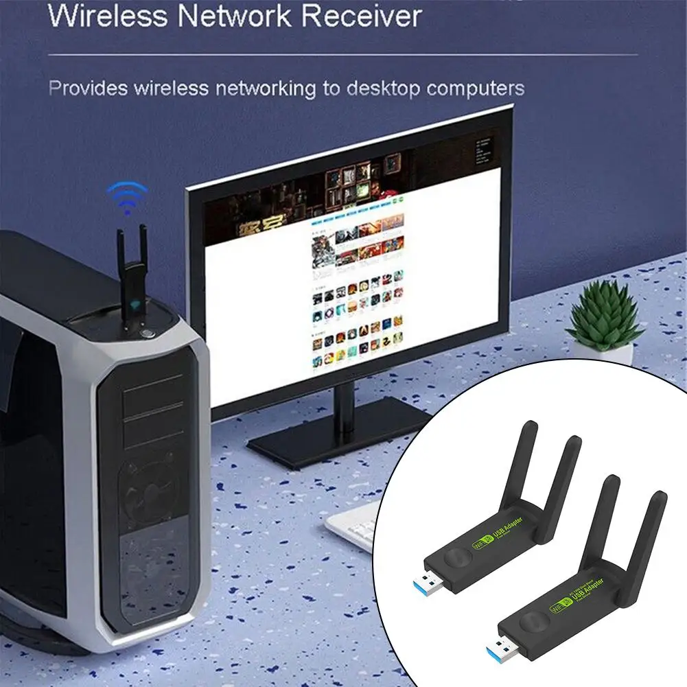 1300Mbps WiFi USB Adapter Dual Band 2.4G/5Ghz Wi-Fi Dongle 802.11AC Powerful Antenna Wireless Receiver For PC/Laptop Driver H0J8
1300Mbps WiFi USB Adapter Dual Band 2.4G/5Ghz Wi-Fi Dongle 802.11AC Powerful Antenna Wireless Receiver For PC/Laptop Driver H0J8