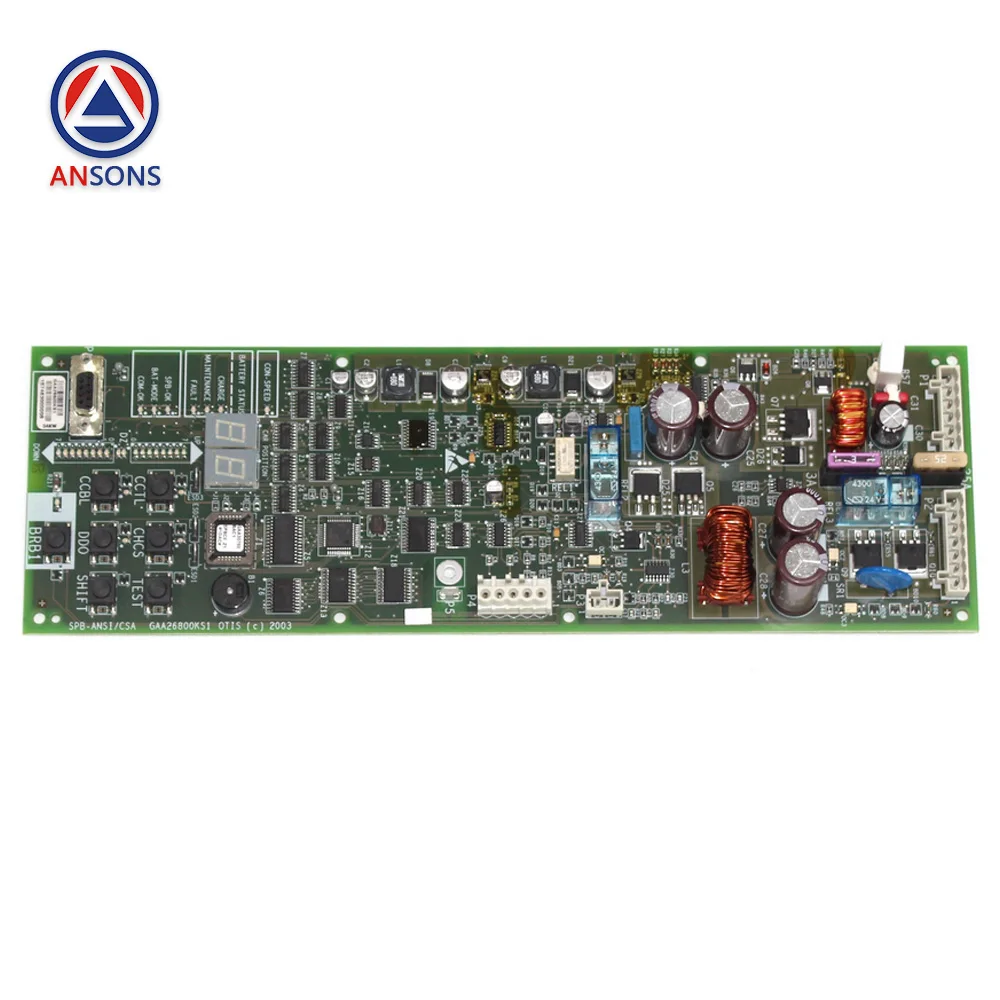 GAA26800KS1 SPB-ANSI SCA OTIS Elevator Emergency Rescue PCB Emergency Personnel Release Board Ansons Elevator Spare Parts
GAA26800KS1 SPB-ANSI SCA OTIS Elevator Emergency Rescue PCB Emergency Personnel Release Board Ansons Elevator Spare Parts