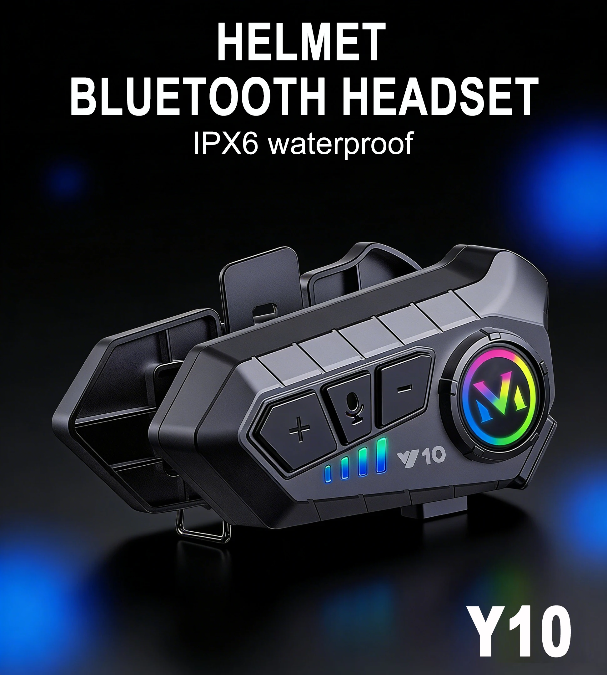 Bluetooth 5.3 Motorcycle Helmet Headset Y10 Waterproof Noise Reduction Motorcycle Earphones Soft/Hard Mac Helmet Earphones
Bluetooth 5.3 Motorcycle Helmet Headset Y10 Waterproof Noise Reduction Motorcycle Earphones Soft/Hard Mac Helmet Earphones