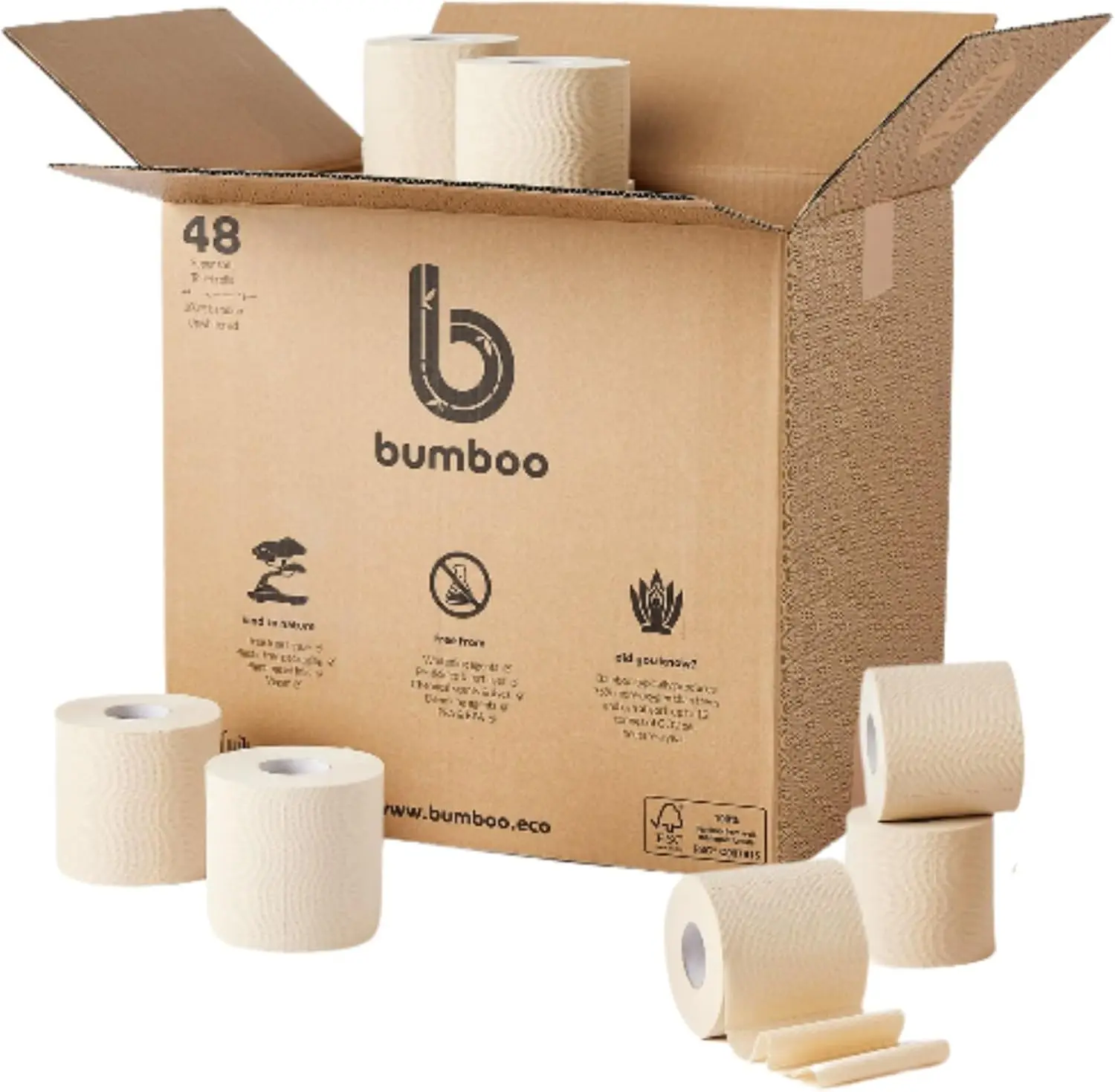 Eco Bamboo Toilet Paper 48 Pack, 3 Ply, 300 Sheets per Roll, Soft & Strong, Plastic-Free, Sustainable Bulk Buy
Eco Bamboo Toilet Paper 48 Pack, 3 Ply, 300 Sheets per Roll, Soft & Strong, Plastic-Free, Sustainable Bulk Buy