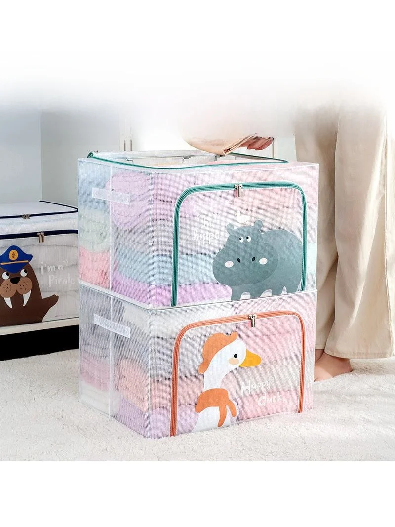 Nylon Mesh Transparent Clothing Storage Box Waterproof Moisture Proof Stackable Home Wardrobe Organizer Desktop Storage Box
Nylon Mesh Transparent Clothing Storage Box Waterproof Moisture Proof Stackable Home Wardrobe Organizer Desktop Storage Box