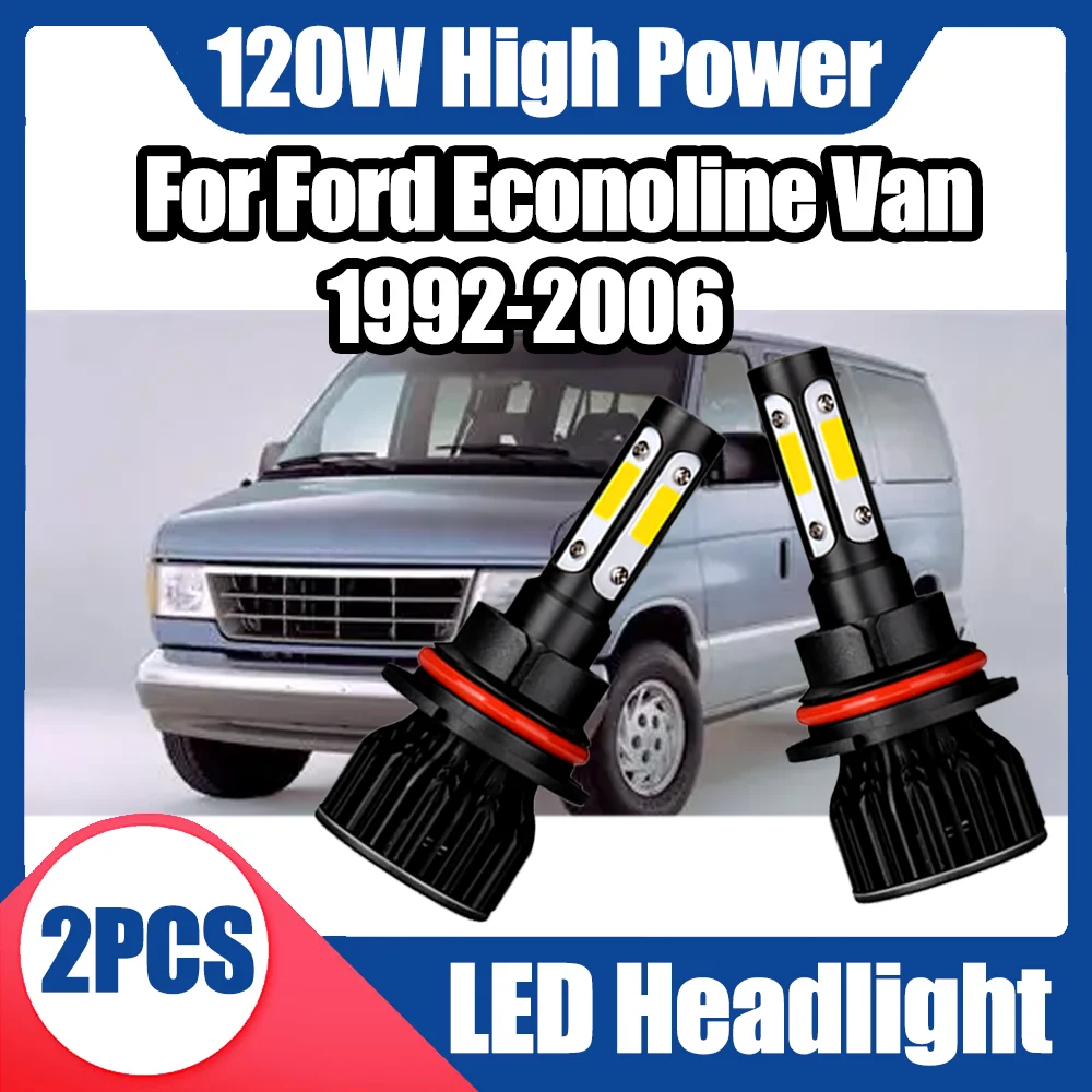 2PCS LED Headlight 20000LM High Power Auto Head Lamps Super Bright 6000K White Car Lights 12V For Ford Econoline Van 1992-2006
2PCS LED Headlight 20000LM High Power Auto Head Lamps Super Bright 6000K White Car Lights 12V For Ford Econoline Van 1992-2006