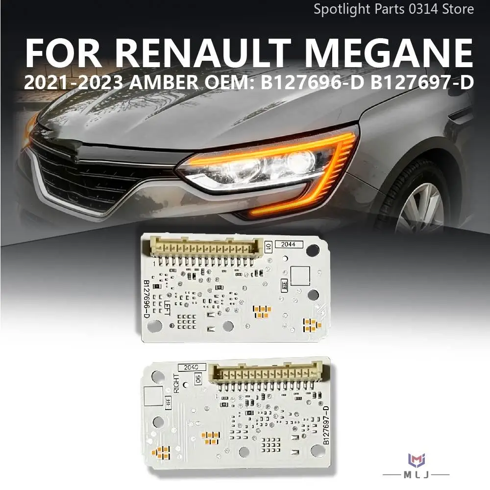 B127696-D B127697-D For Renault Megane 2021 2022 2023 Amber Light LED Headlight DRL Angel Eye Board DRL Light Source Chip
B127696-D B127697-D For Renault Megane 2021 2022 2023 Amber Light LED Headlight DRL Angel Eye Board DRL Light Source Chip