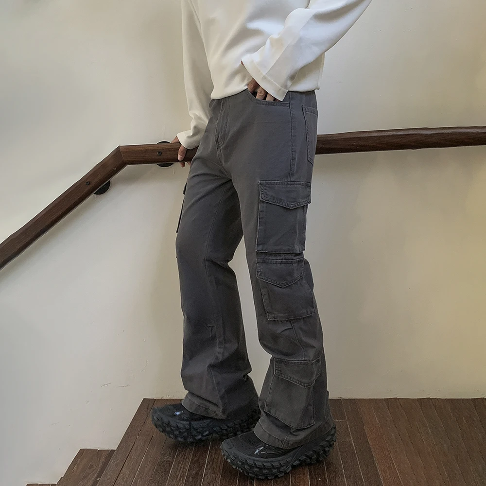 Men's Loose Straight Wide-Leg workwear Pants Draped Three-Dimensional Tailored Handsome Relaxed Fit Cargo Trousers Streetwear
Men's Loose Straight Wide-Leg workwear Pants Draped Three-Dimensional Tailored Handsome Relaxed Fit Cargo Trousers Streetwear