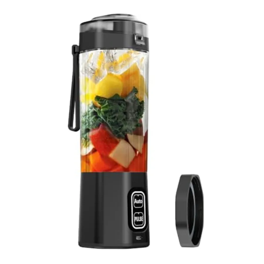 Portable Blender for Shakes and Smoothies USB Rechargeable 24oz Personal Blender with 6 Blades and Lid IPX8 Waterproof and Self
Portable Blender for Shakes and Smoothies USB Rechargeable 24oz Personal Blender with 6 Blades and Lid IPX8 Waterproof and Self