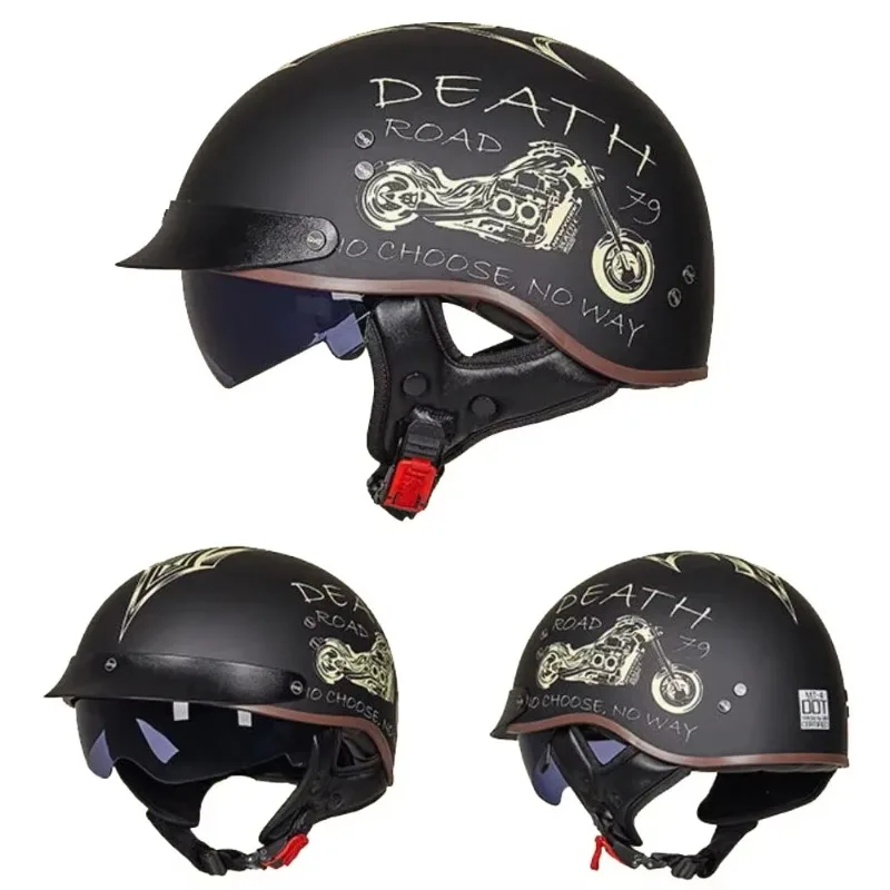 Ретро полушлем мотоциклетный круизер шлем немецкий стиль винтажный Casco Moto с открытым лицом чоппер байкер пилот DOT Capacetes Para
Ретро полушлем мотоциклетный круизер шлем немецкий стиль винтажный Casco Moto с открытым лицом чоппер байкер пилот DOT Capacetes Para