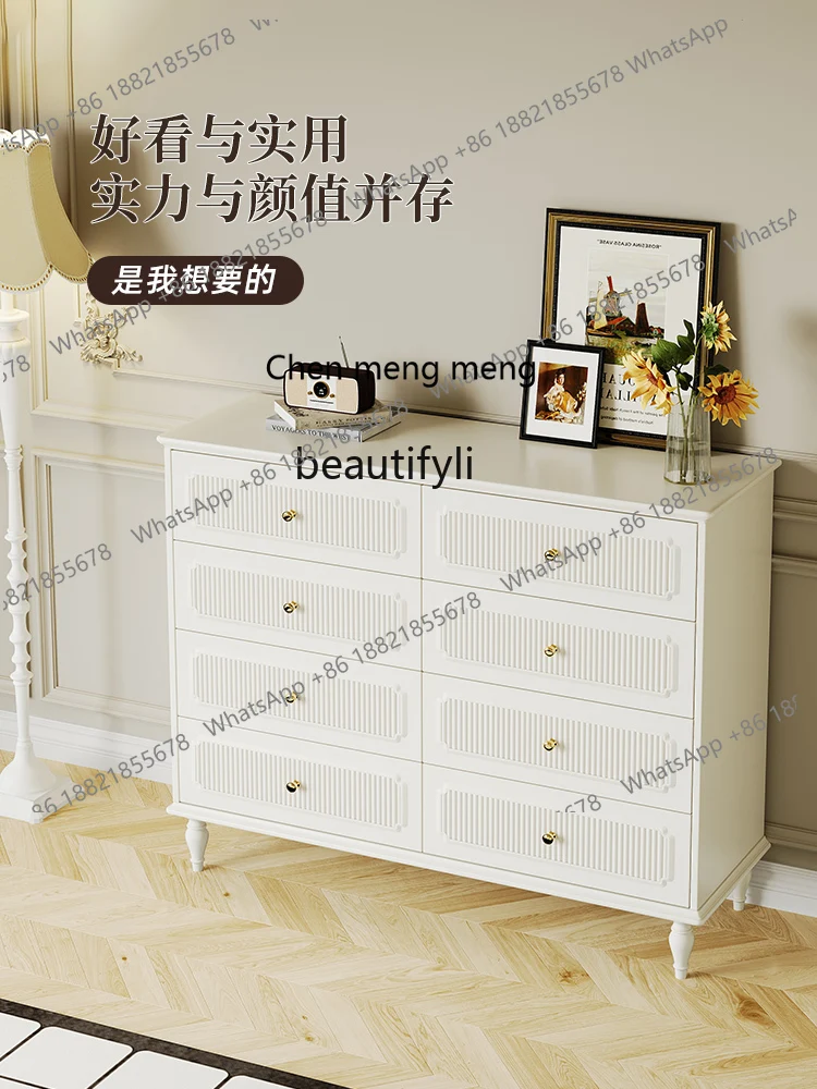 American-Style Solid Wood Retro Five Eight Spares Cabinet Bedroom Locker of Bed End Entrance Cabinet Chest of Drawers
American-Style Solid Wood Retro Five Eight Spares Cabinet Bedroom Locker of Bed End Entrance Cabinet Chest of Drawers