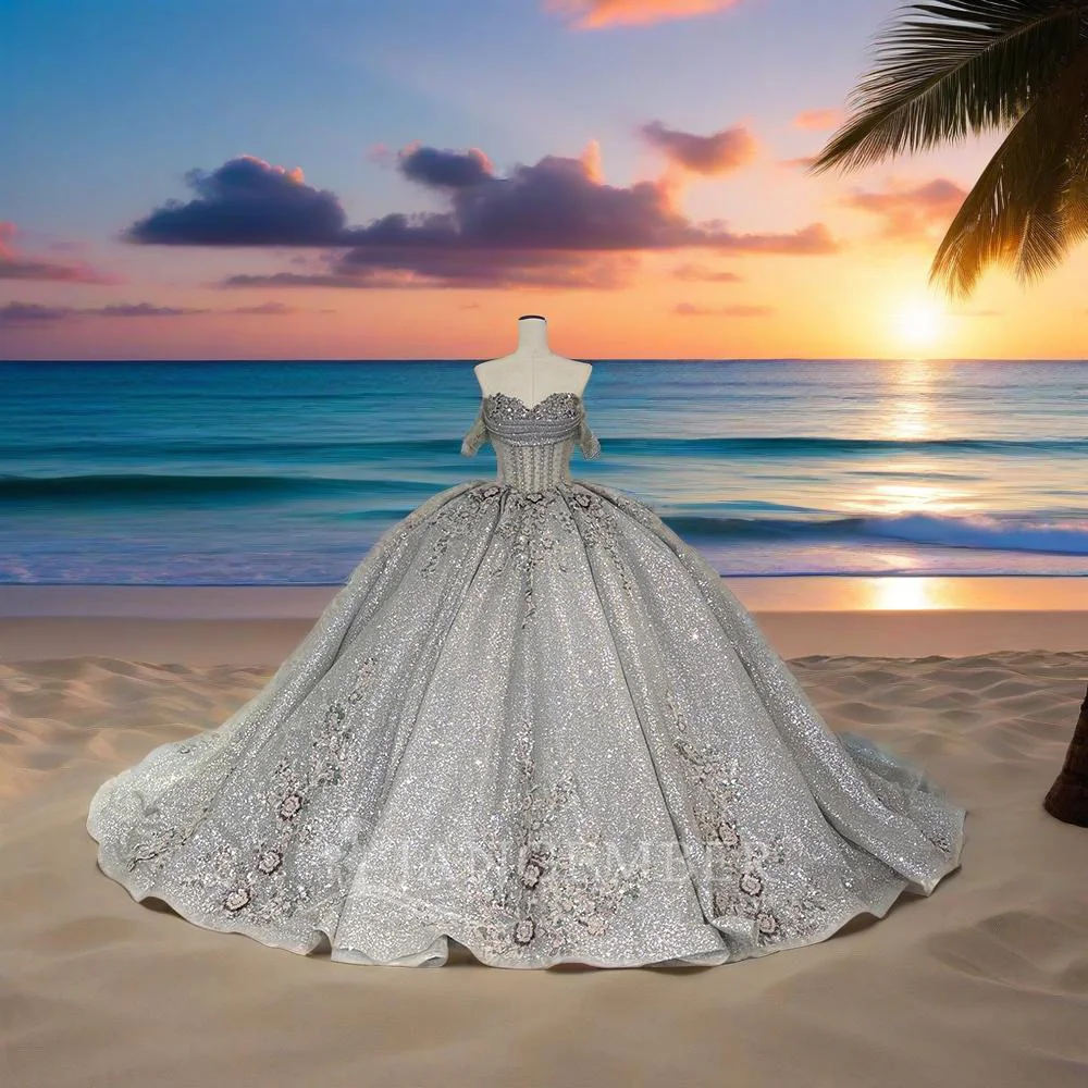 Блестящие платья Quinceanera, бальное платье с открытыми плечами, милое платье 16, блестки, индивидуальные цветочные бусины, тюлевые платья для дня рождения, вечеринки
Блестящие платья Quinceanera, бальное платье с открытыми плечами, милое платье 16, блестки, индивидуальные цветочные бусины, тюлевые платья для дня рождения, вечеринки