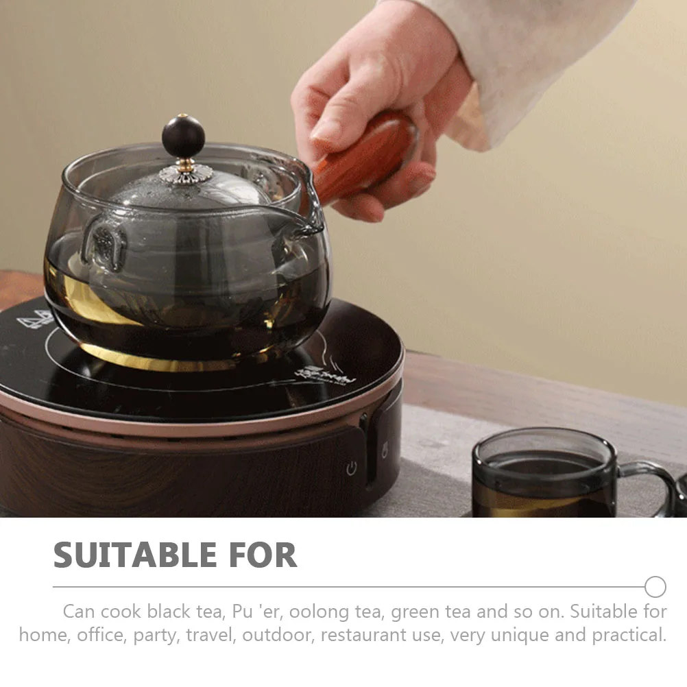 Side Handle Glass Tea Kettle Retro Style Filter Teapot Strainer Kettle Vintage Household Kitchen Gadgets
Side Handle Glass Tea Kettle Retro Style Filter Teapot Strainer Kettle Vintage Household Kitchen Gadgets
