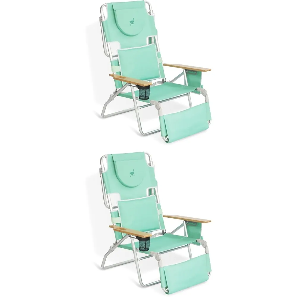 Deluxe Padded 3-N-1 Lightweight Portable Adjustable Outdoor Folding Chair for Lawn Beach Lake Camping Lounge with Footre
Deluxe Padded 3-N-1 Lightweight Portable Adjustable Outdoor Folding Chair for Lawn Beach Lake Camping Lounge with Footre