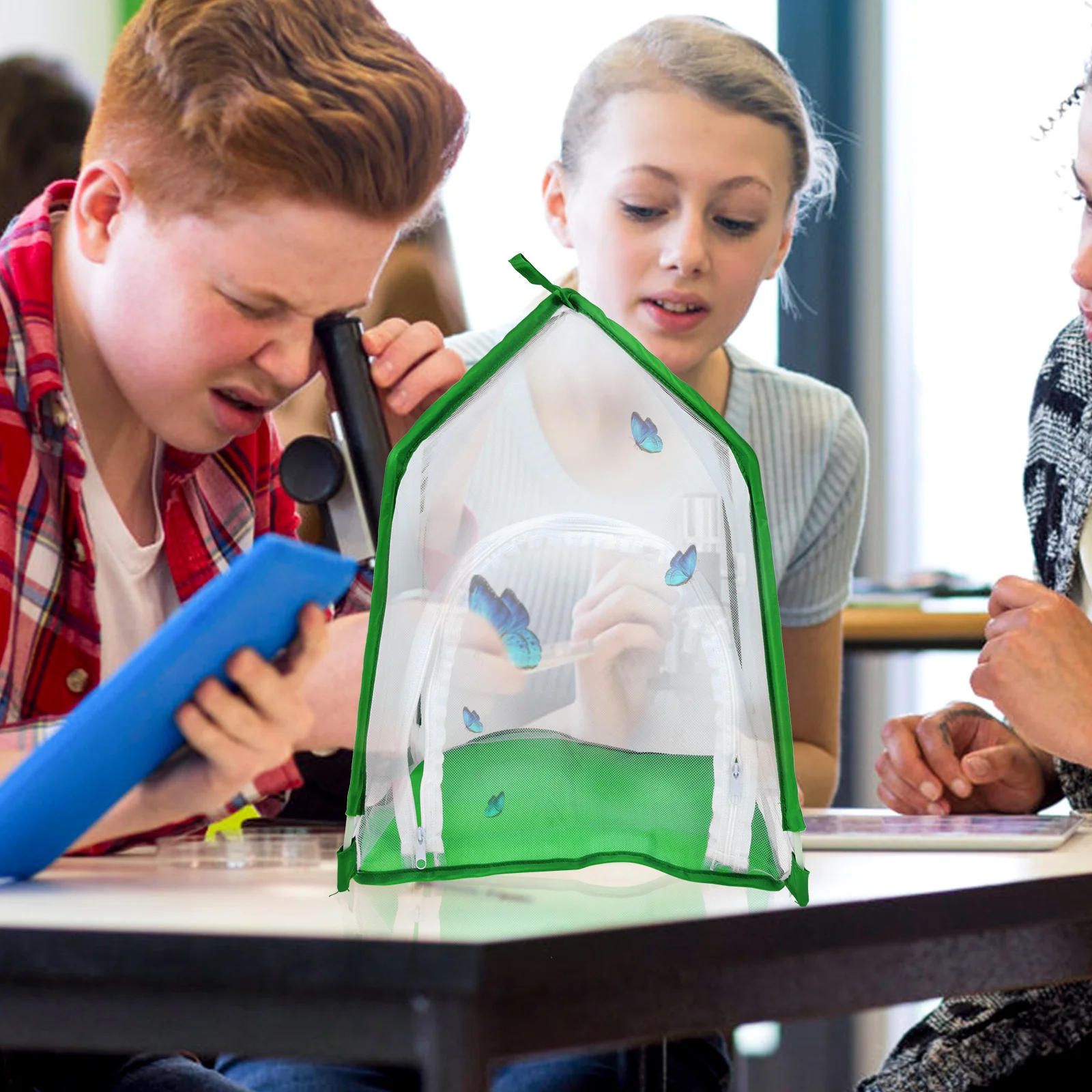 Visible Butterflies Habitat Cage Breathable Mesh Insect Observation Cage Portable Breeding Container for Biology Study
Visible Butterflies Habitat Cage Breathable Mesh Insect Observation Cage Portable Breeding Container for Biology Study