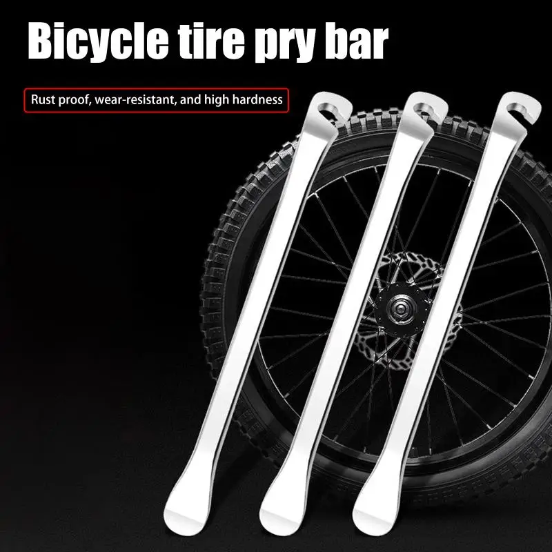 Bicycle Tyre Lever Tool 3PCS Carbon Steel Easy Tire Removal Set Ideal for Tube Repair and Maintenance on All Bikes
Bicycle Tyre Lever Tool 3PCS Carbon Steel Easy Tire Removal Set Ideal for Tube Repair and Maintenance on All Bikes