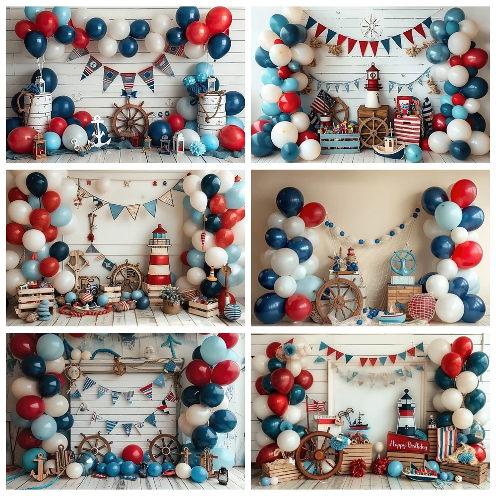 Nautical Theme Birthday Party Photography Backdrop Balloons Anchor Fishing Net Baby Shower Photography Background Photo Studio
Nautical Theme Birthday Party Photography Backdrop Balloons Anchor Fishing Net Baby Shower Photography Background Photo Studio