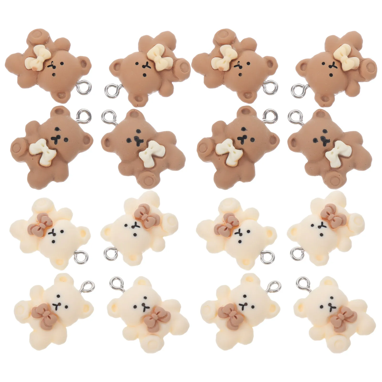 24Pcs Bear Shaped Resin Charms Exquisite Bow Decor Small Jewelry Charms for DIY Necklace Bracelet Earring Keychain Craft
24Pcs Bear Shaped Resin Charms Exquisite Bow Decor Small Jewelry Charms for DIY Necklace Bracelet Earring Keychain Craft
