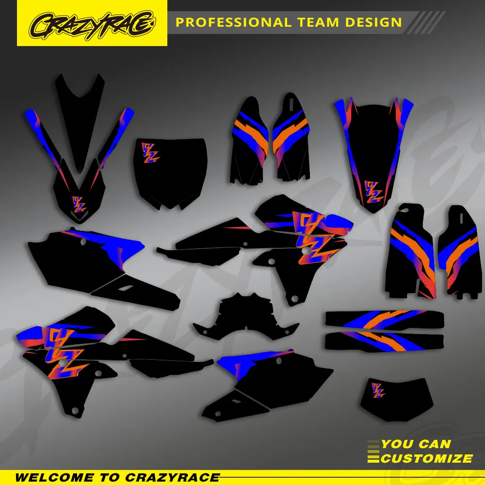 For YAMAHA 2014-2017 YZ450F 2014-2018 YZ250F 2015-2018 YZ250FX WRF250 CRAZYRACE Graphics Backgrounds Decals Stickers Kit Custom
For YAMAHA 2014-2017 YZ450F 2014-2018 YZ250F 2015-2018 YZ250FX WRF250 CRAZYRACE Graphics Backgrounds Decals Stickers Kit Custom
