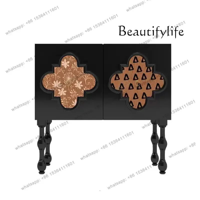 Wi American medieval painted cabinet, storage cabinet, household living room against the wall, retro solid wood storage cabinet
Wi American medieval painted cabinet, storage cabinet, household living room against the wall, retro solid wood storage cabinet