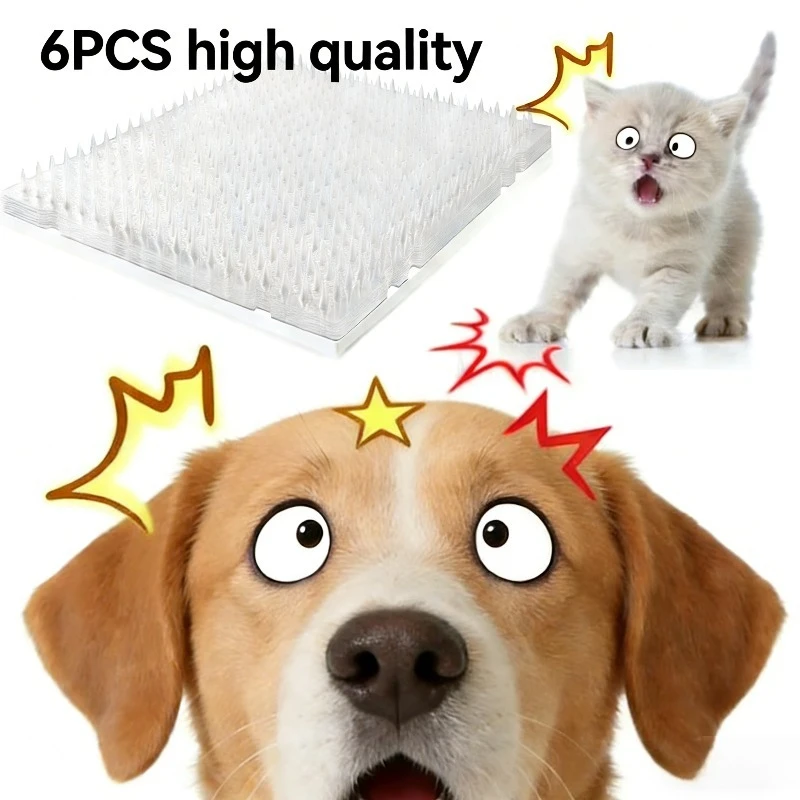 Набор из 6 ковриков-отпугивателей для кошек - для улицы и дома, с шипами, безопасные для людей, отпугивают кошек и других животных
Набор из 6 ковриков-отпугивателей для кошек - для улицы и дома, с шипами, безопасные для людей, отпугивают кошек и других животных